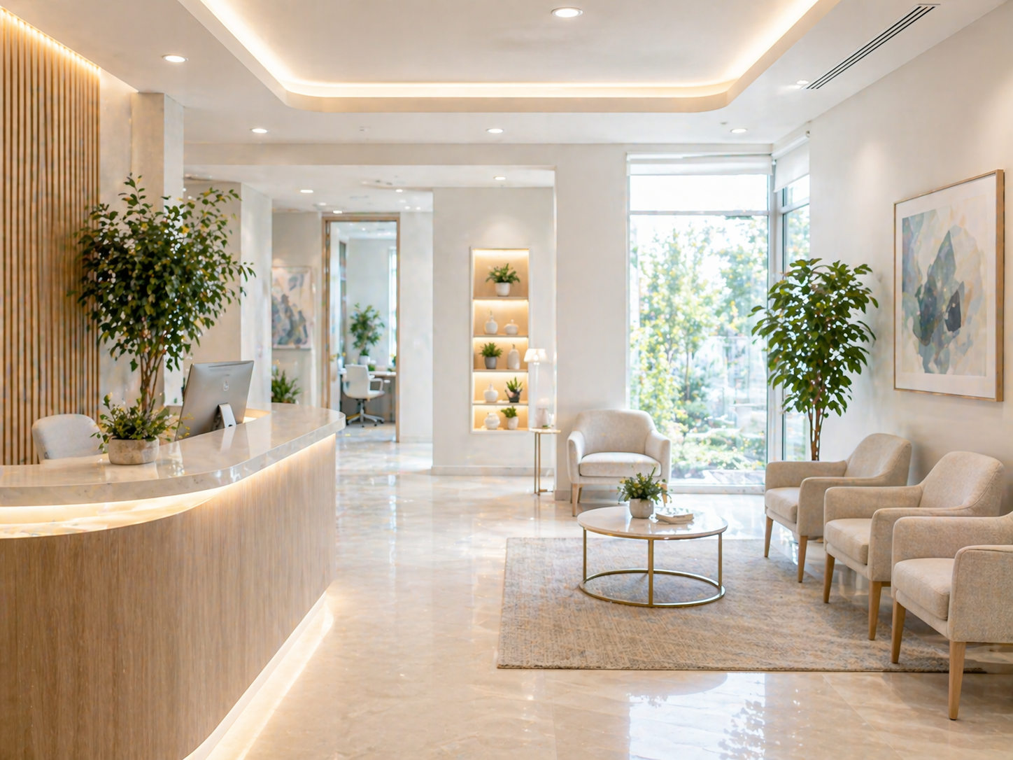 واجهة داخلية لعيادة عوافي