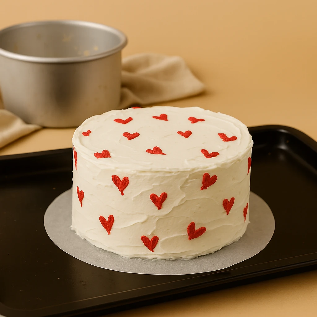 كيكة بتنسيقك مع الورد