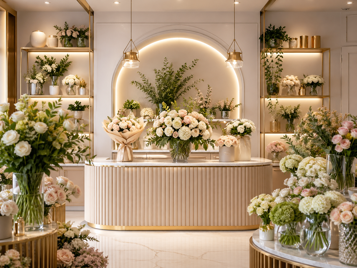 واجهة كافورا للزهور الطبيعية والكيك