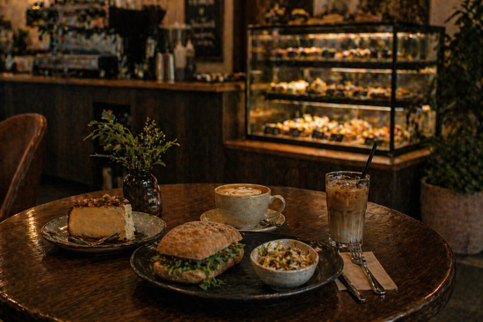 زاوية مقهى جميلة