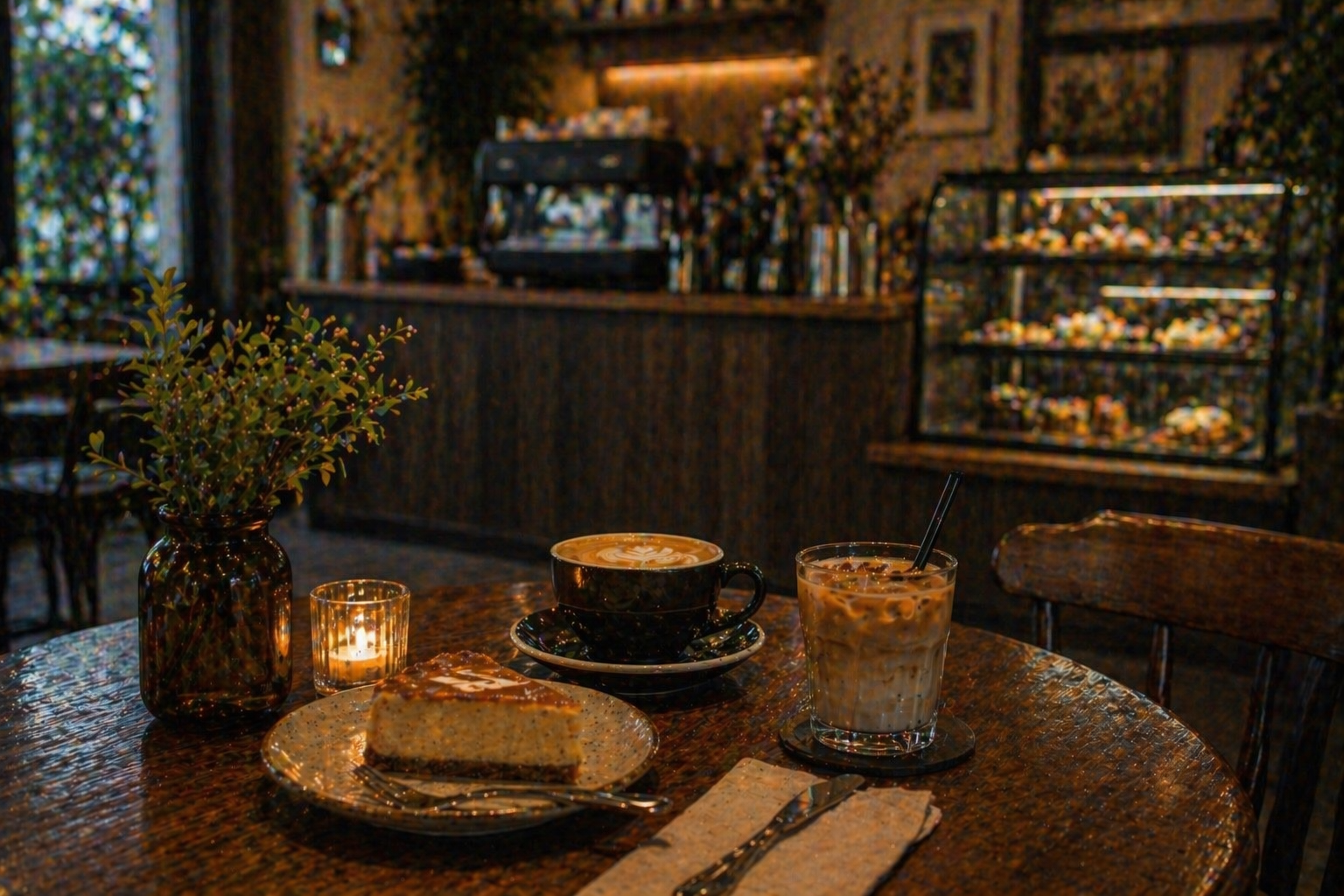 تفاصيل تقديم داخل المقهى