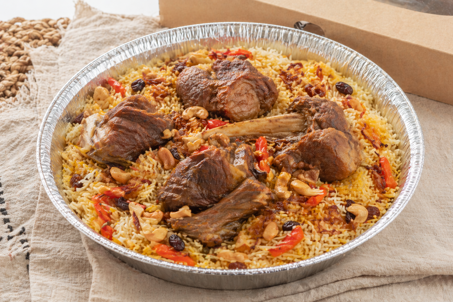 طبق رئيسي منزلي