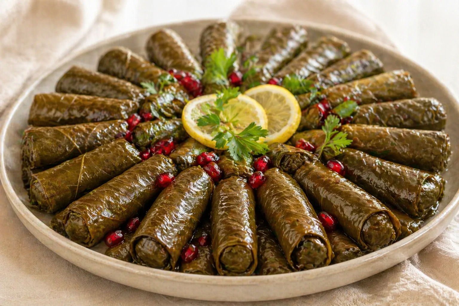 ورق عنب أو مقبلات منزلية